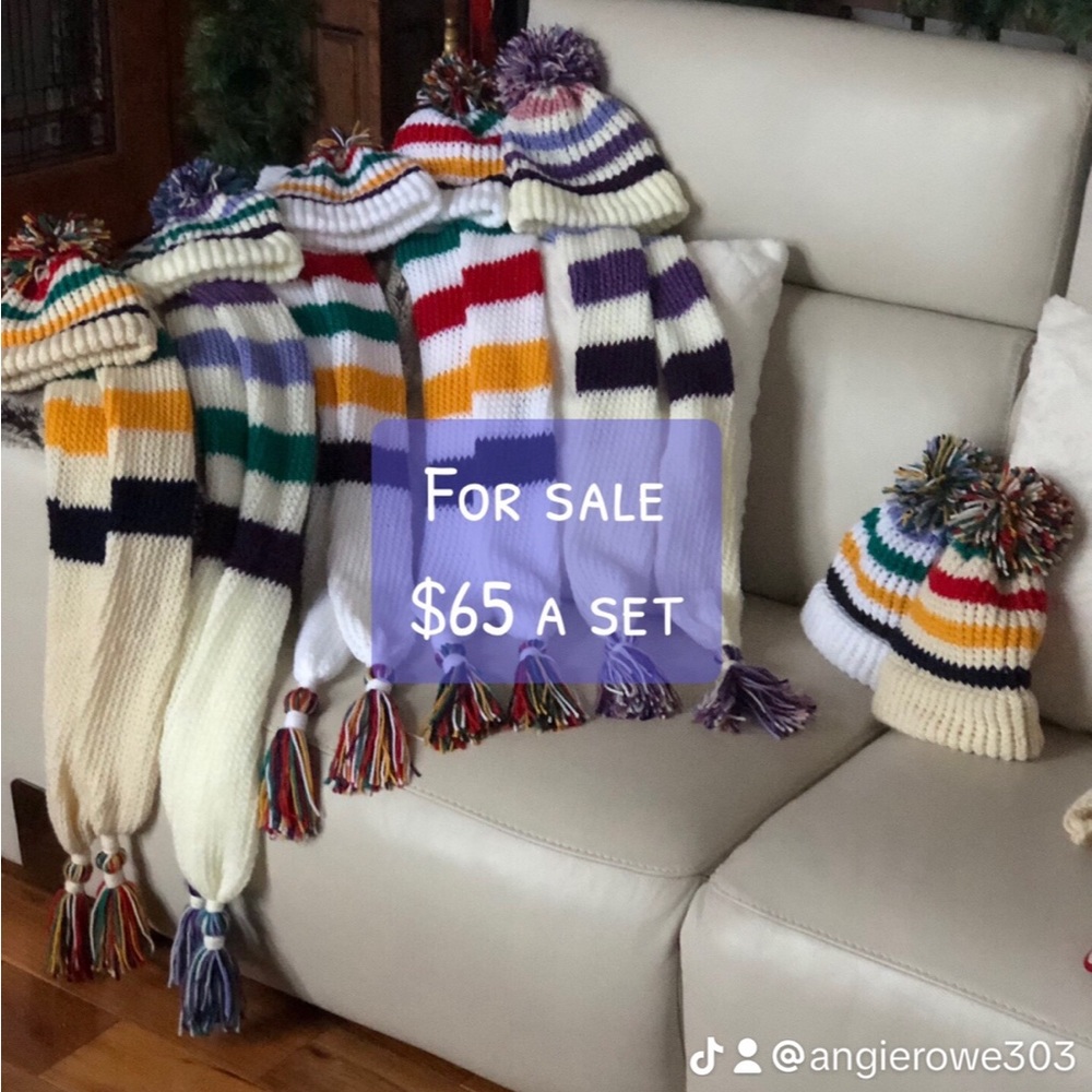 Hat and scarf set